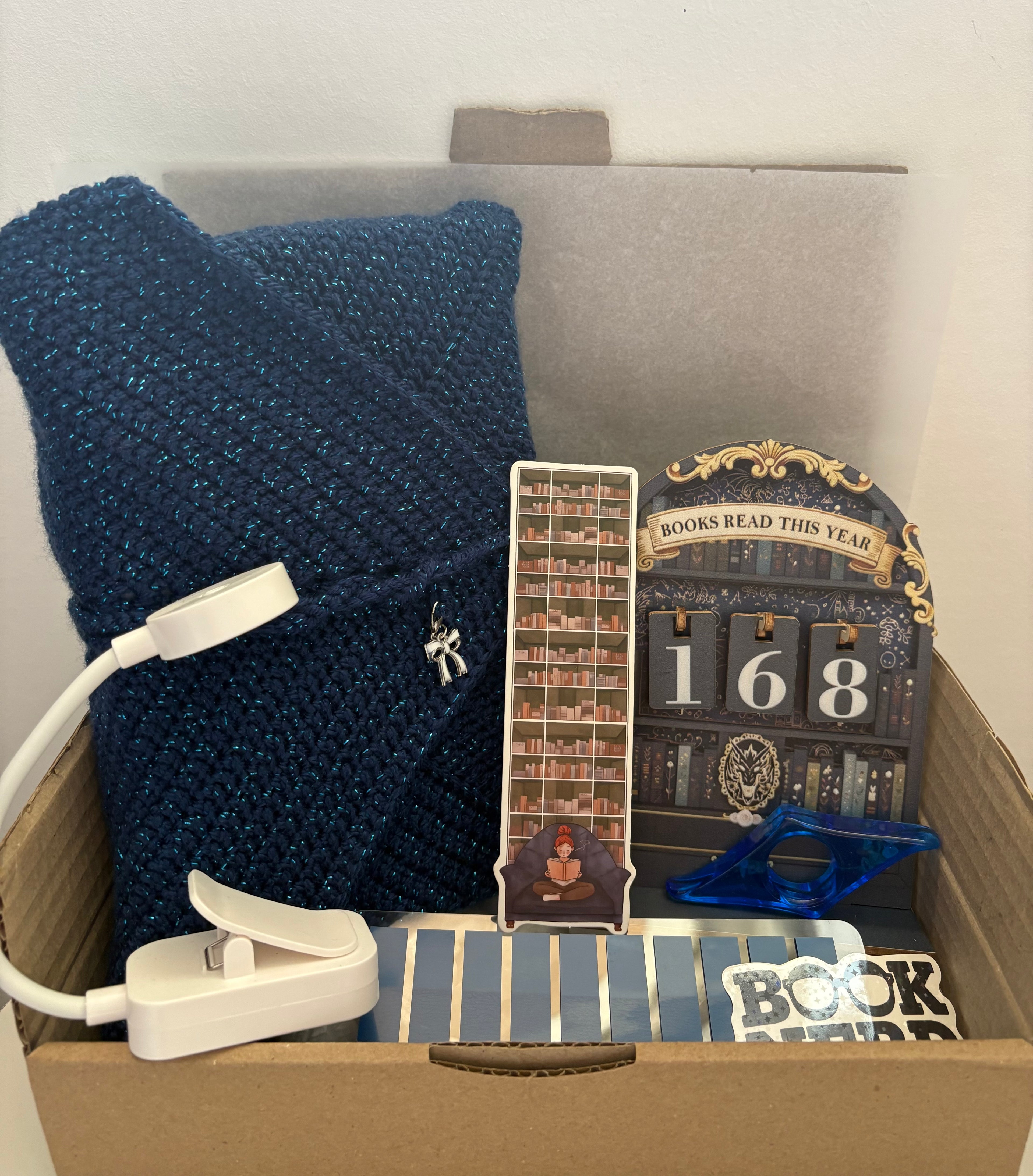 Box lecture avec pochette à livre 💙