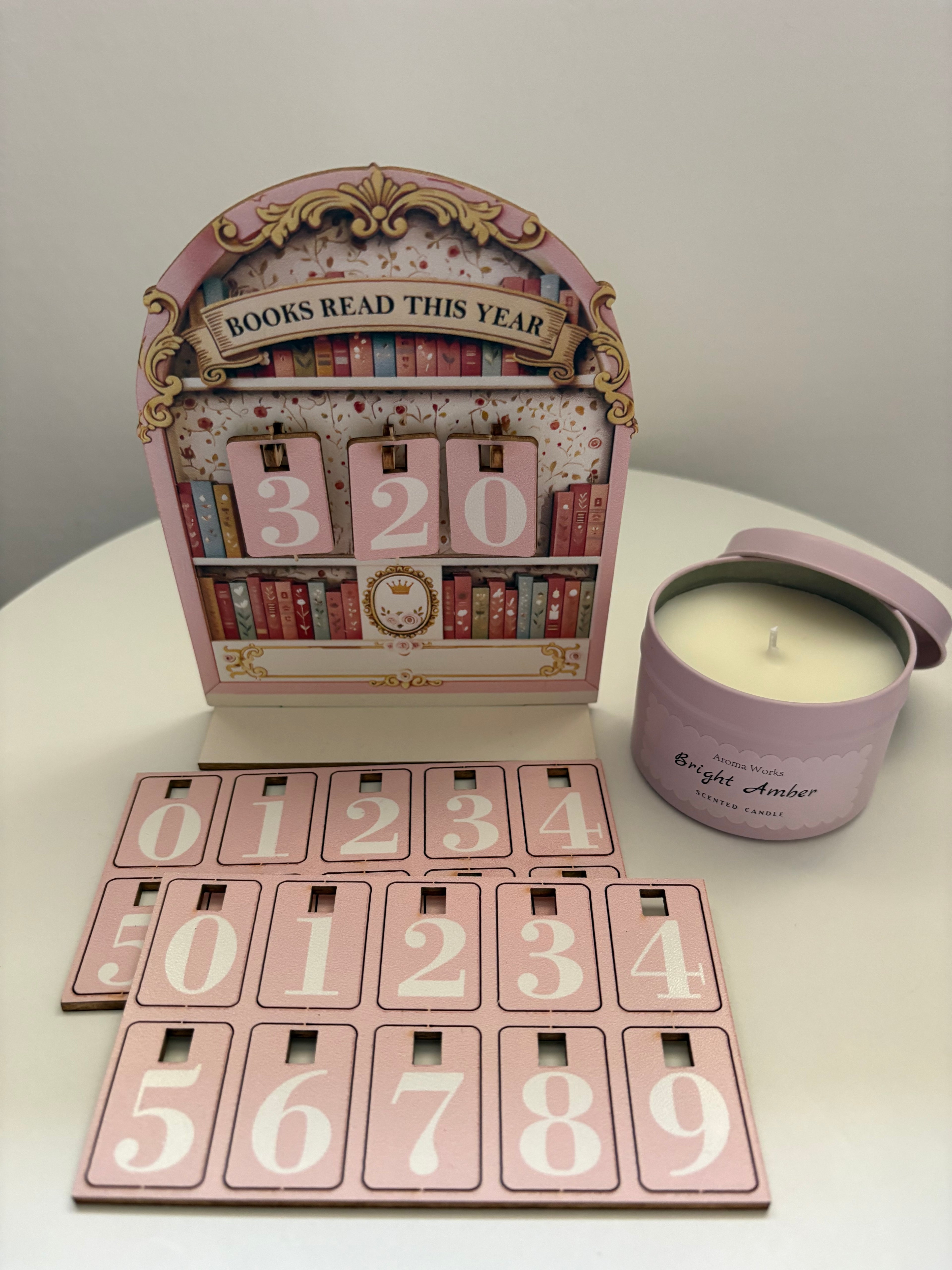 Box lecture romantique - avec décoration pour bibliothèque 💕