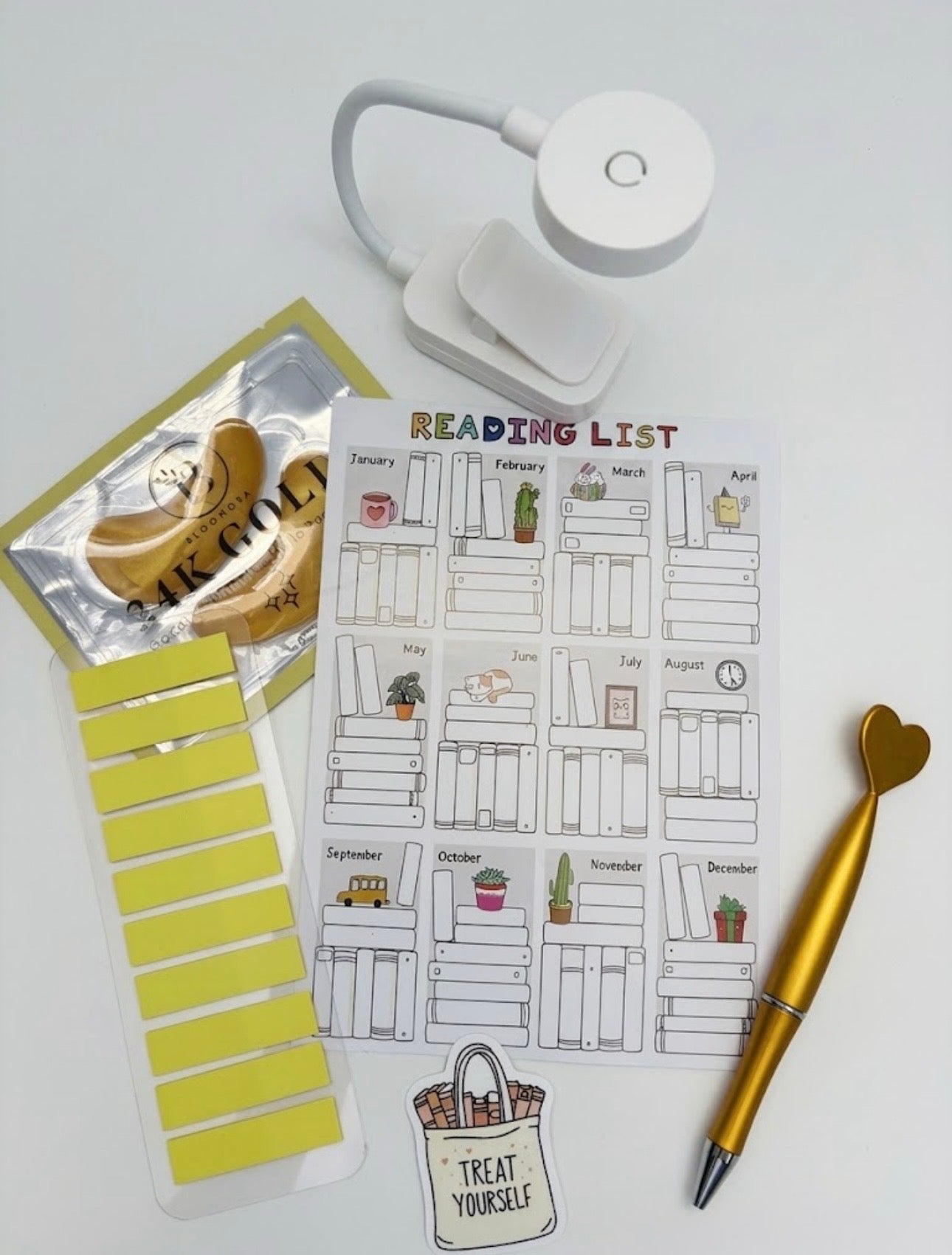 Box lecture cocooning - couleur estivale 🌼