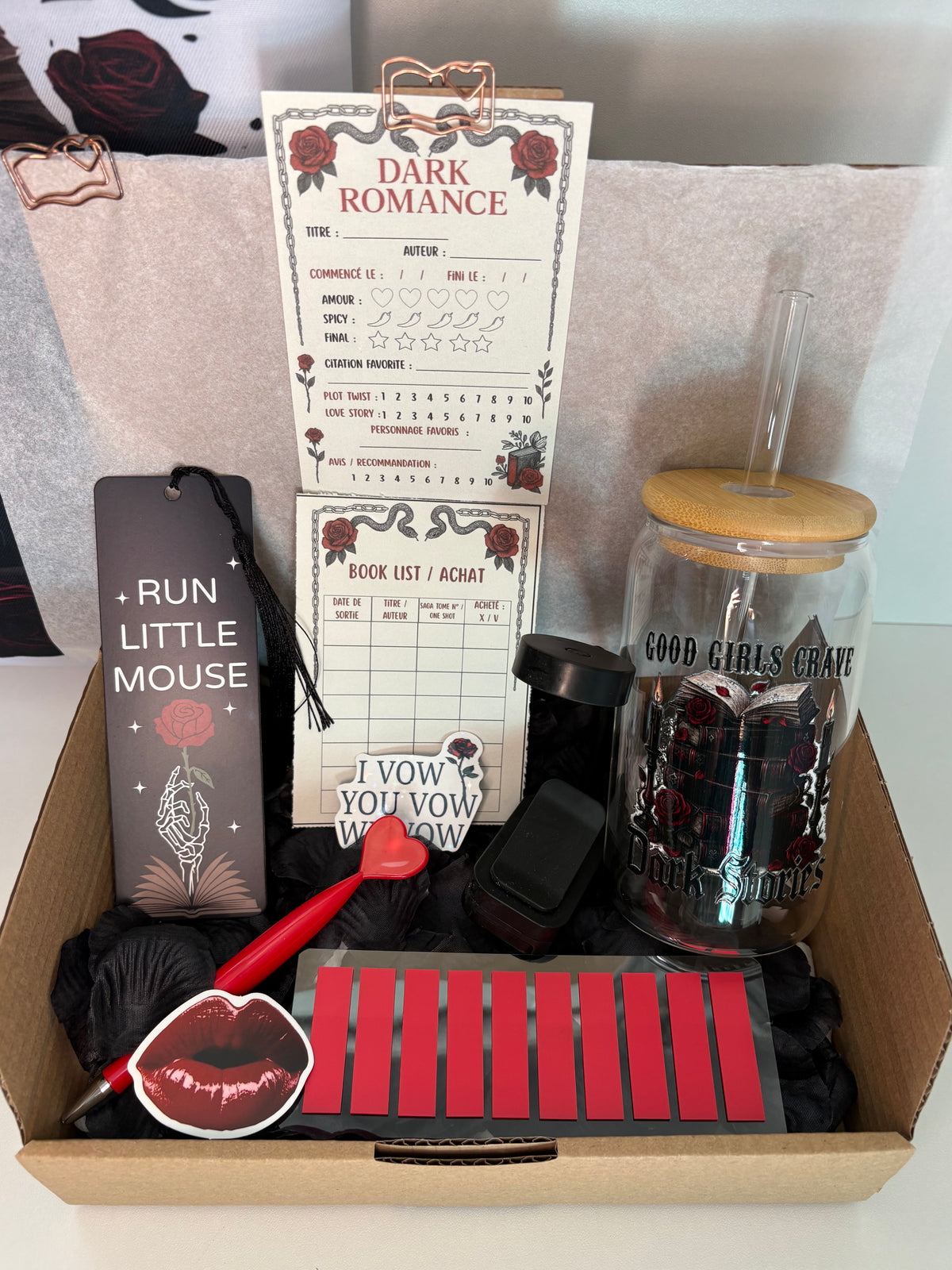 Box lecture Darkromance avec Tote bag 🖤