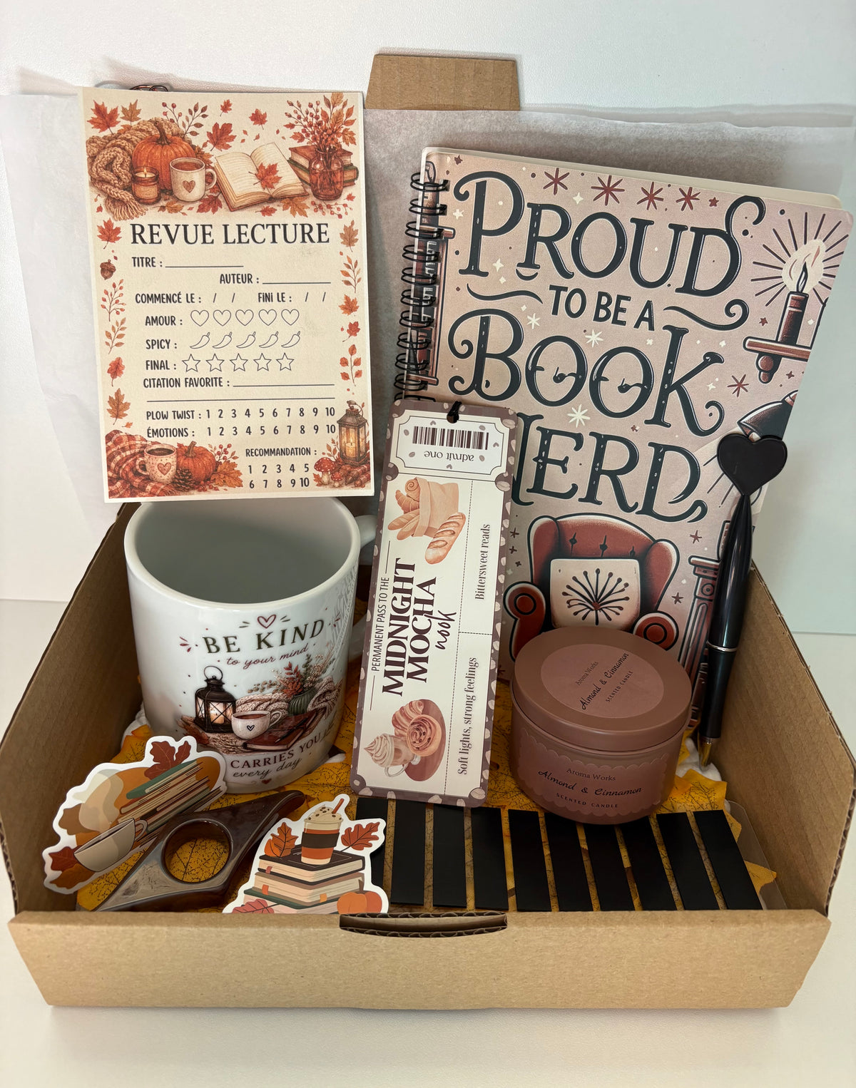 Box lecture d'automne - Tote bag ☕