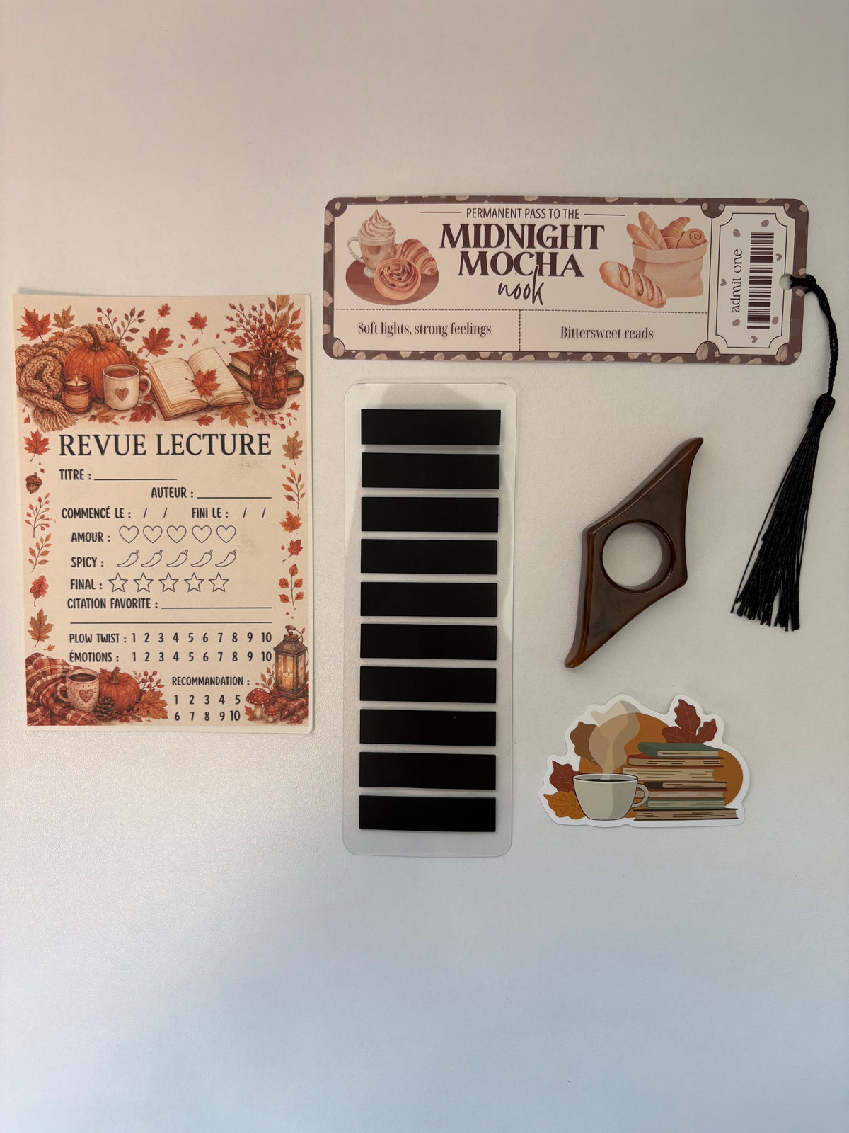 Box lecture d'automne - Tote bag ☕