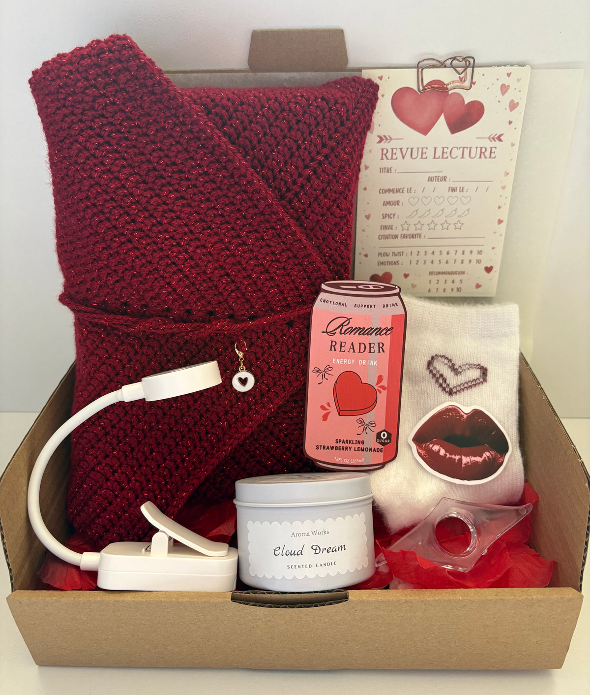Box lecture Romance pour livre broché ❤️