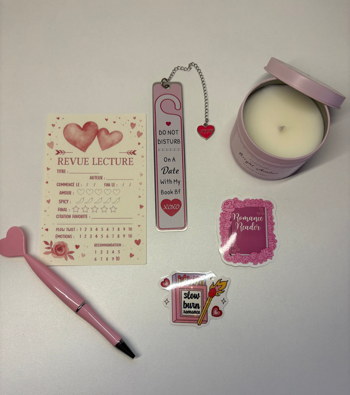 Box lecture Romance spicy - compteur de livre 🌶️