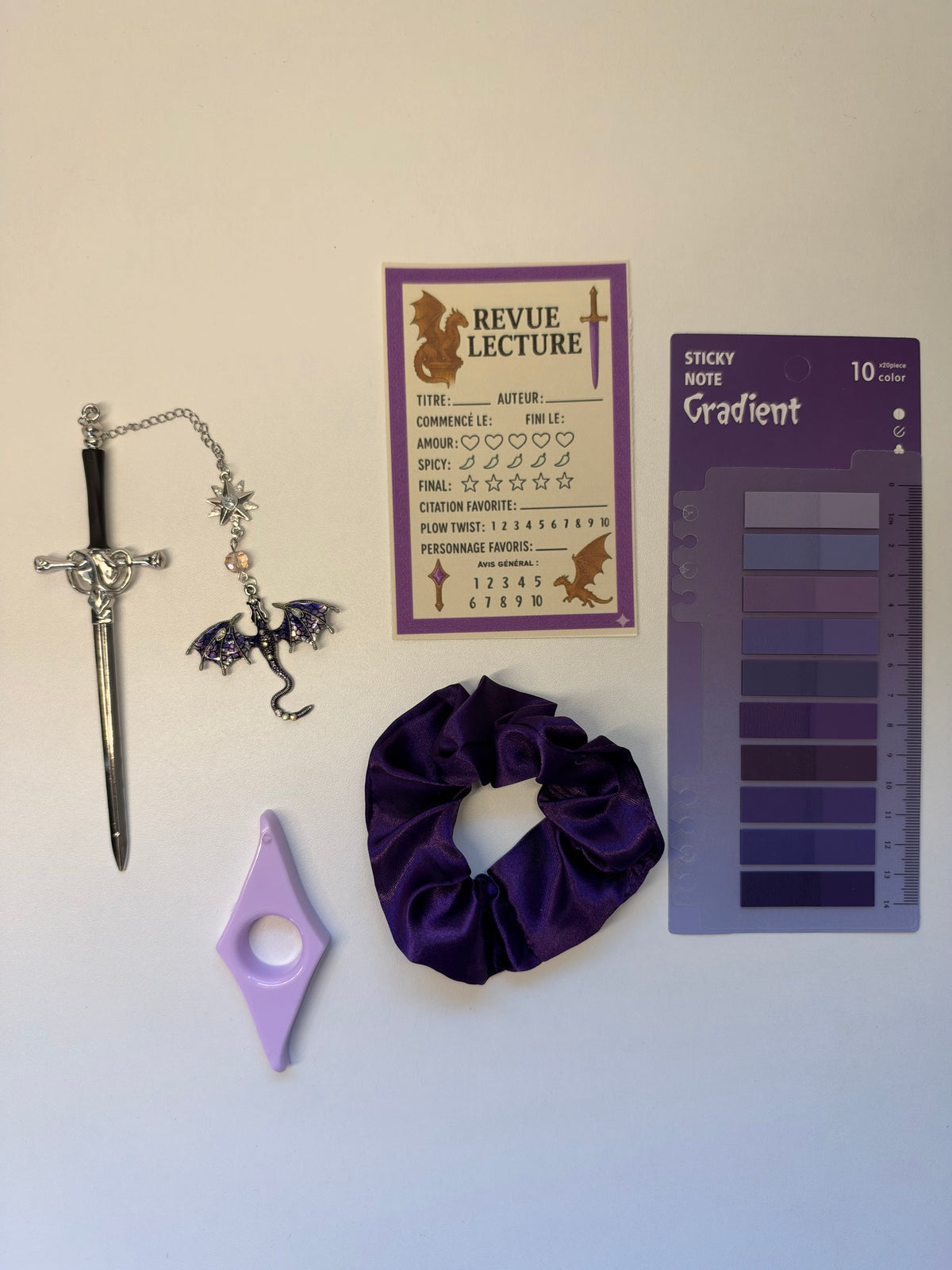 Box lecture Fantasy - Romantasy Dragon violet 💜