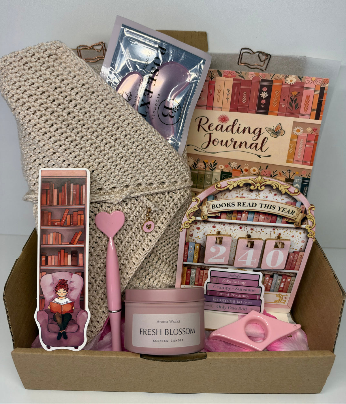 Box lecture cocooning et goodies 🩷