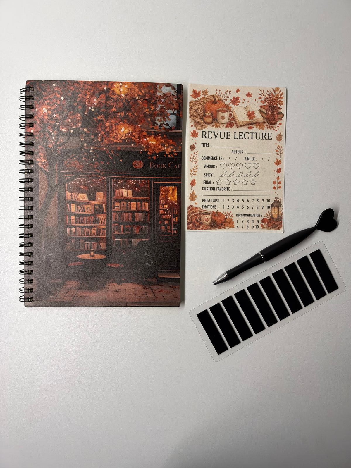 Box lecture d'automne - Carnet de lecture 🧡